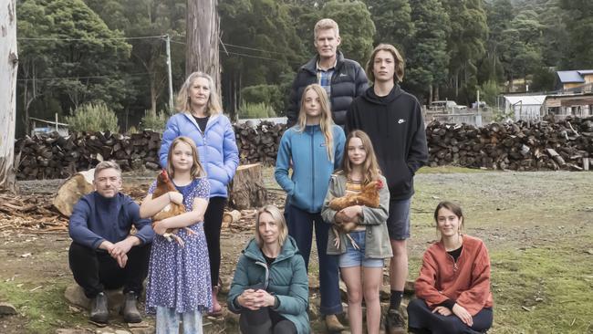 Karl Rollings and other residents are against the cable car on Mt Wellington. Pic: supplied