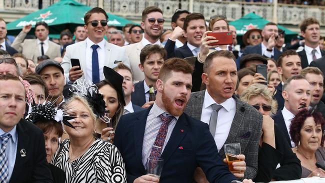 Young punters dominated the crowd at The Everest this year. Picture: Jason McCawley/Getty Images