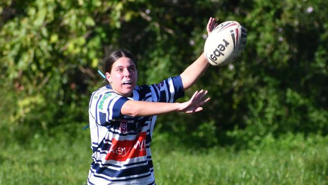 The Herbert River Crushers Women’s team drew 20-20 with Townsville Brothers in a hard-fought contest in Ingham on Saturday. Picture: Cameron Bates