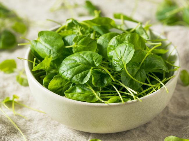 Watercress scored a perfect 100 score in the Centre for Disease Control and Prevention’s (CDC) long-standing ‘powerhouse’ fruits and vegetables list. Picture: iStock