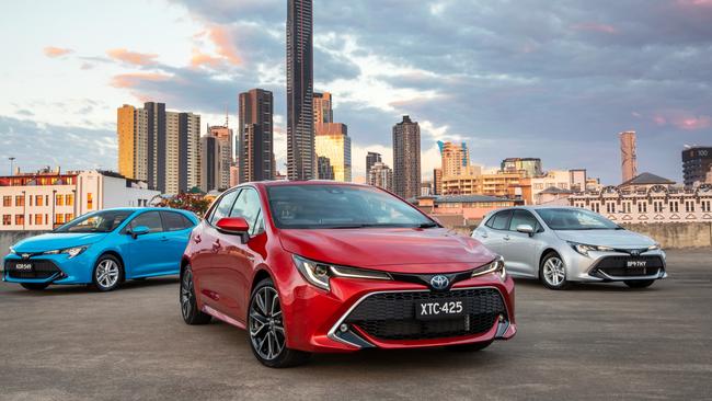 Fresh face: The new Toyota Corolla has landed in showrooms.