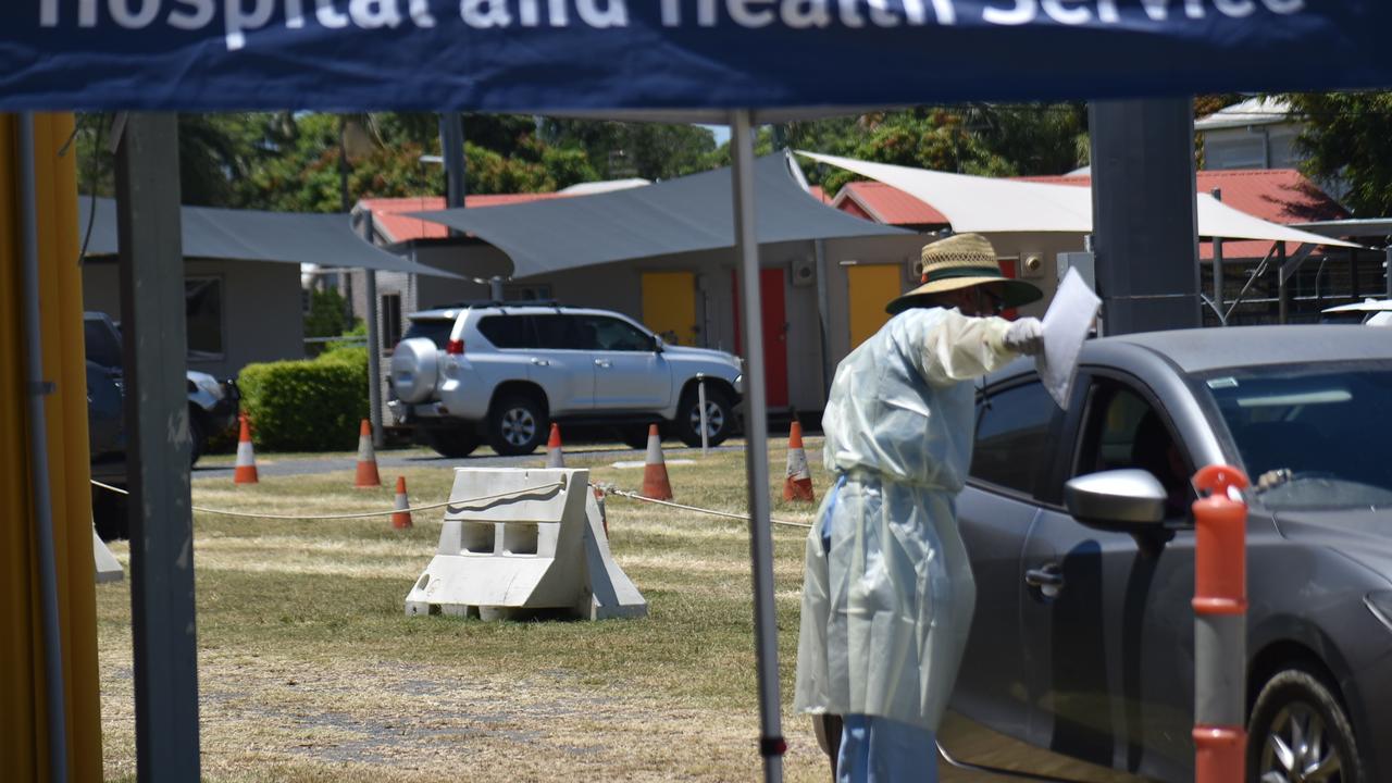 Mackay Covid-19 testing site. Picture: Lillian Watkins