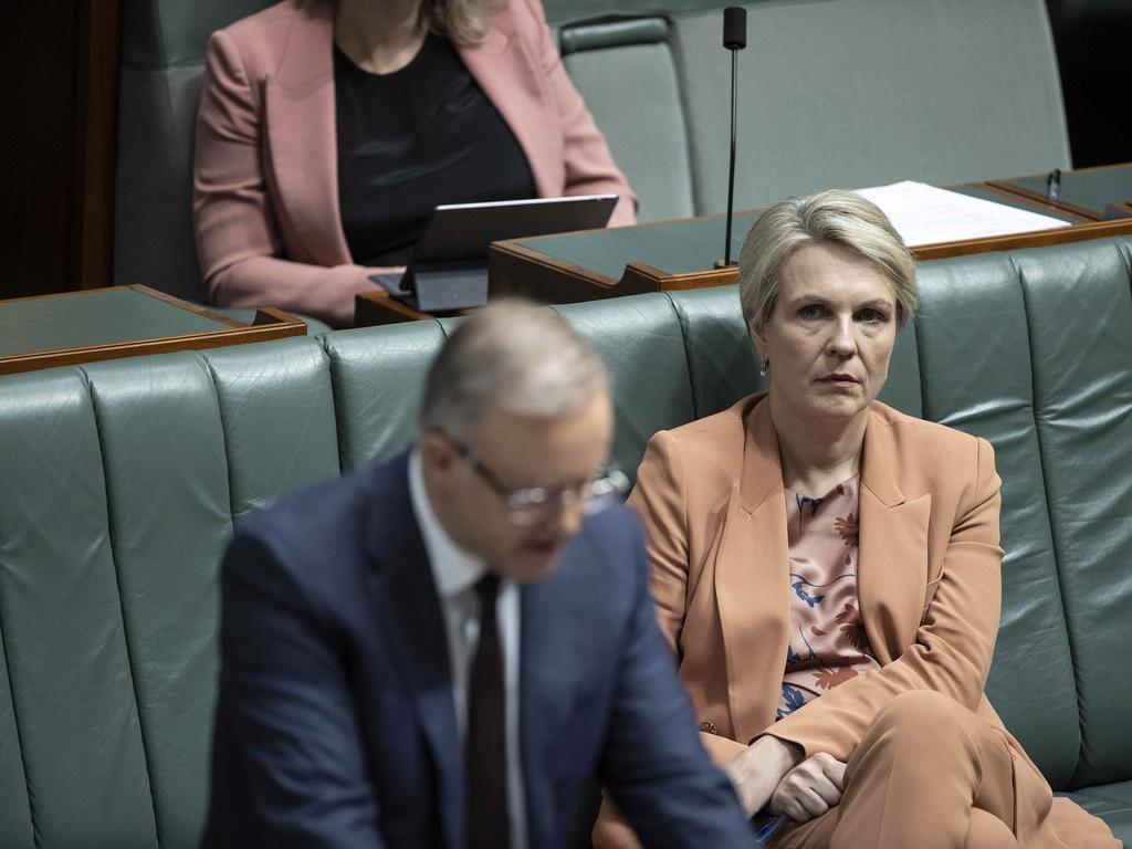 Tanya Plibersek said it looked like the Prime Minister was ‘trying to stop journalists asking questions’. Picture: NCA NewsWire / Gary Ramage