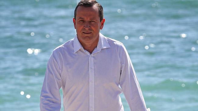 WA premier Mark McGowan. Picture; Colin Murty.