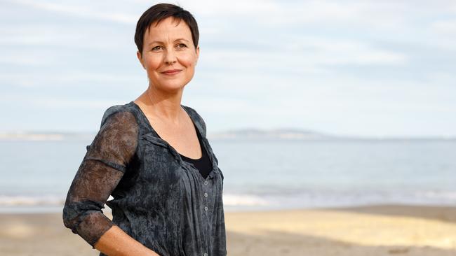 Tasmanian author Heather Rose at her home in Kingston near Hobart, Tasmania. Picture: Peter Mathew.