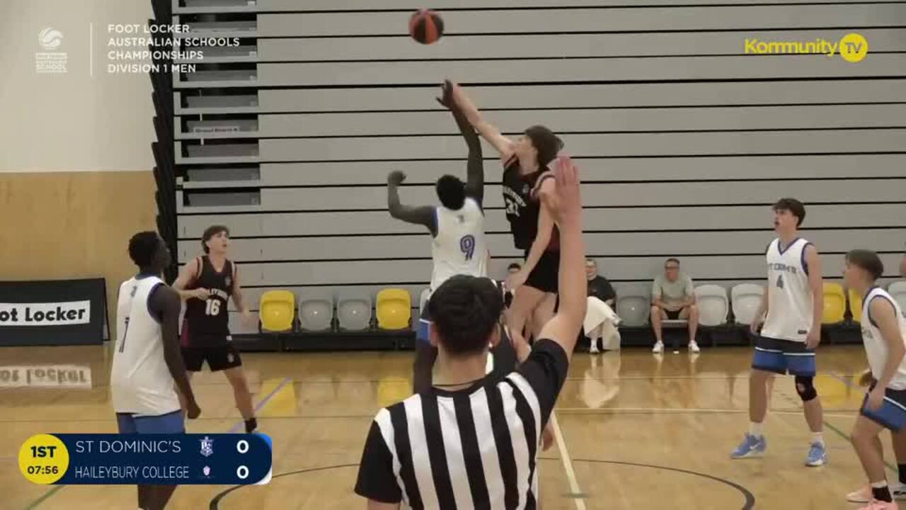 Replay: St Dominic's College v Haileybury College (U20 Men Div 1 7th Play-Off) - 2024 Basketball Australia Schools Championships Day 5