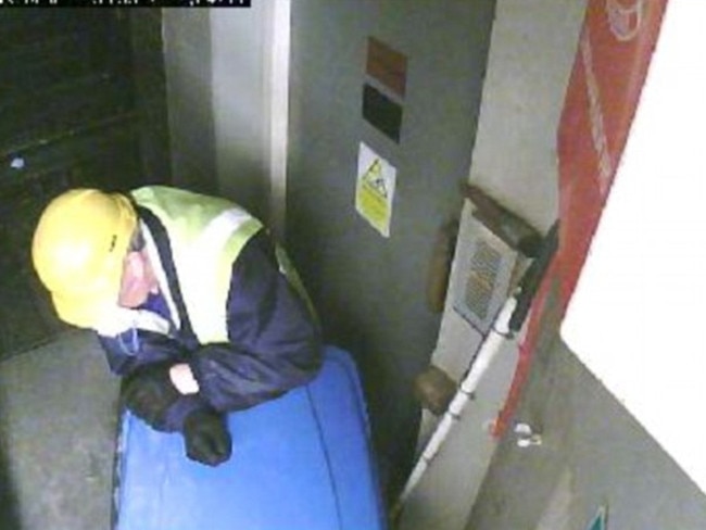 One of the suspects seen on CCTV
