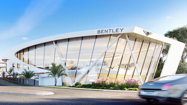 Autosports' proposed new Ferry Road showroom, Southport, which will showcase luxury cars from Bentley, Maserati and Lamborghini.