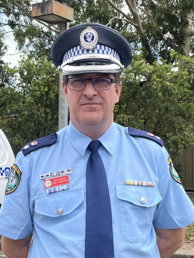 Campbelltown police Acting Superintendent Dean Johnstone.