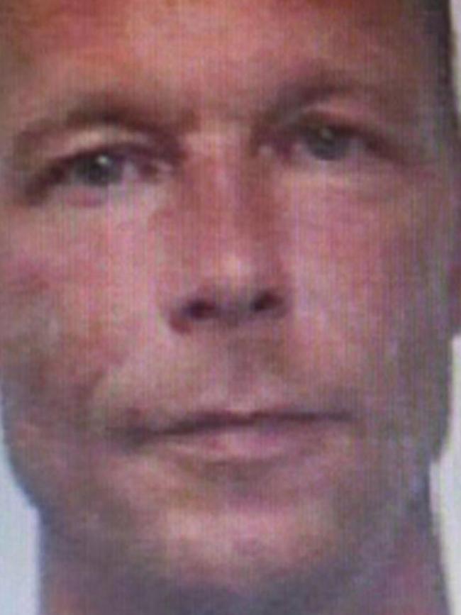 Christian Christian B, the man accused to taking Madeleine McCann, when he was arrested for drug trafficking in Italy. Picture: Italian Carabinieri Press Office/AFP