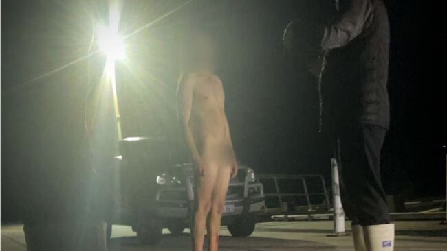 Benjamin Jack McLaughlin has since been charged with murder. He is pictured here during his arrest last month. Picture: ABC