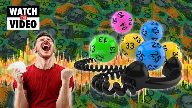 Hear the reaction as Queensland man is told he's won lotto