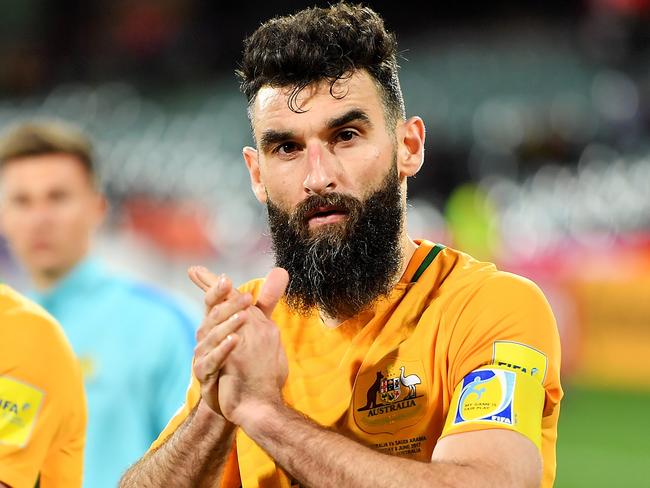 Mile Jedinak has played for the Socceroos since a win over Saudi Arabia in June.