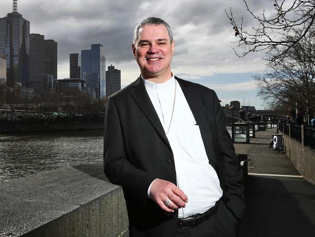 31/07/18 Incoming Archbishop of Melbourne Peter Comensoli. Aaron Francis/The Australian