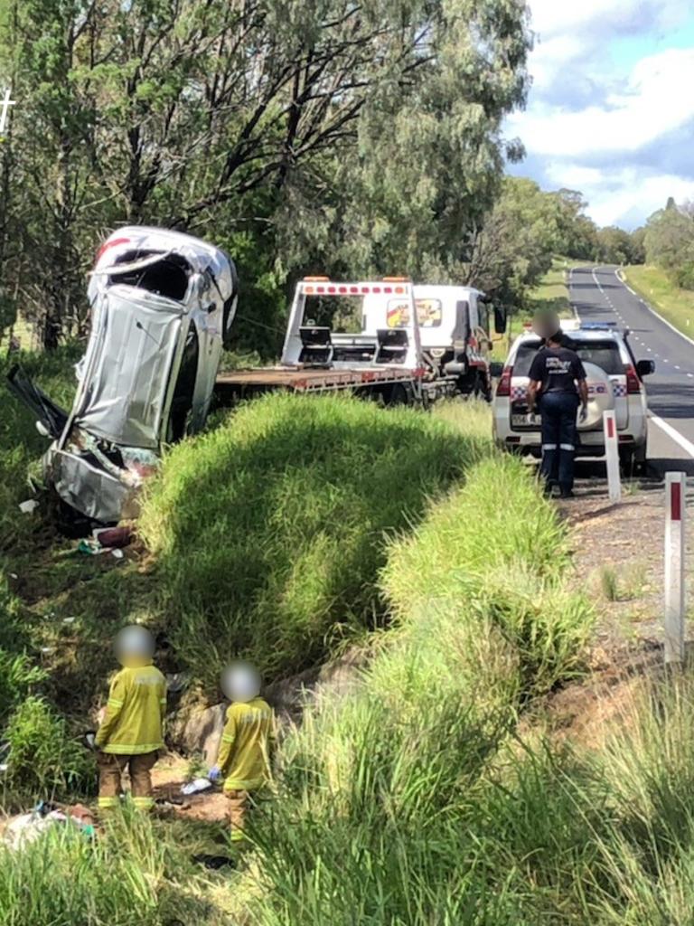 A man died after crashing on Christmas Day. Picture: RACQ LifeFlight