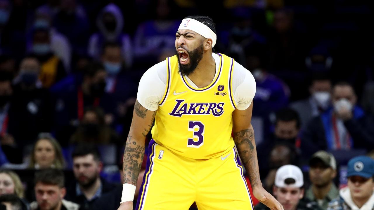 Anthony Davis was not happy with what he saw from the Lakers.