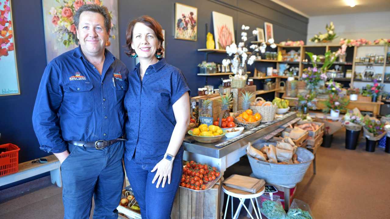 EVERYDAY FARMER'S MARKET: One Little Farm owners, Anthony and Kate Rehbein are passionate about the paddock to plate philosophy and will sell a range of locally grown produce and flowers. Picture: Rhylea Millar