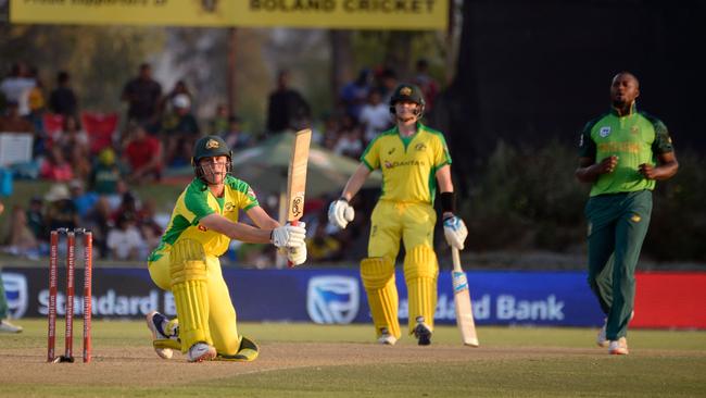 Marnus Labuschagne and Steve smith top scored for Australia. Picture: Rodger Bosch/AFP