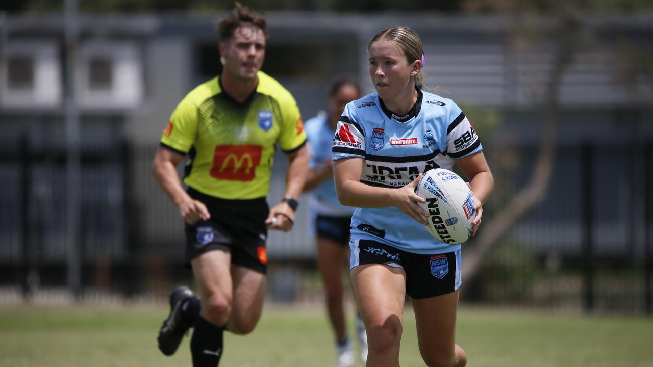 Koffi Brookfield and the Sharks picked up a big win over the Roosters. Picture Warren Gannon Photography