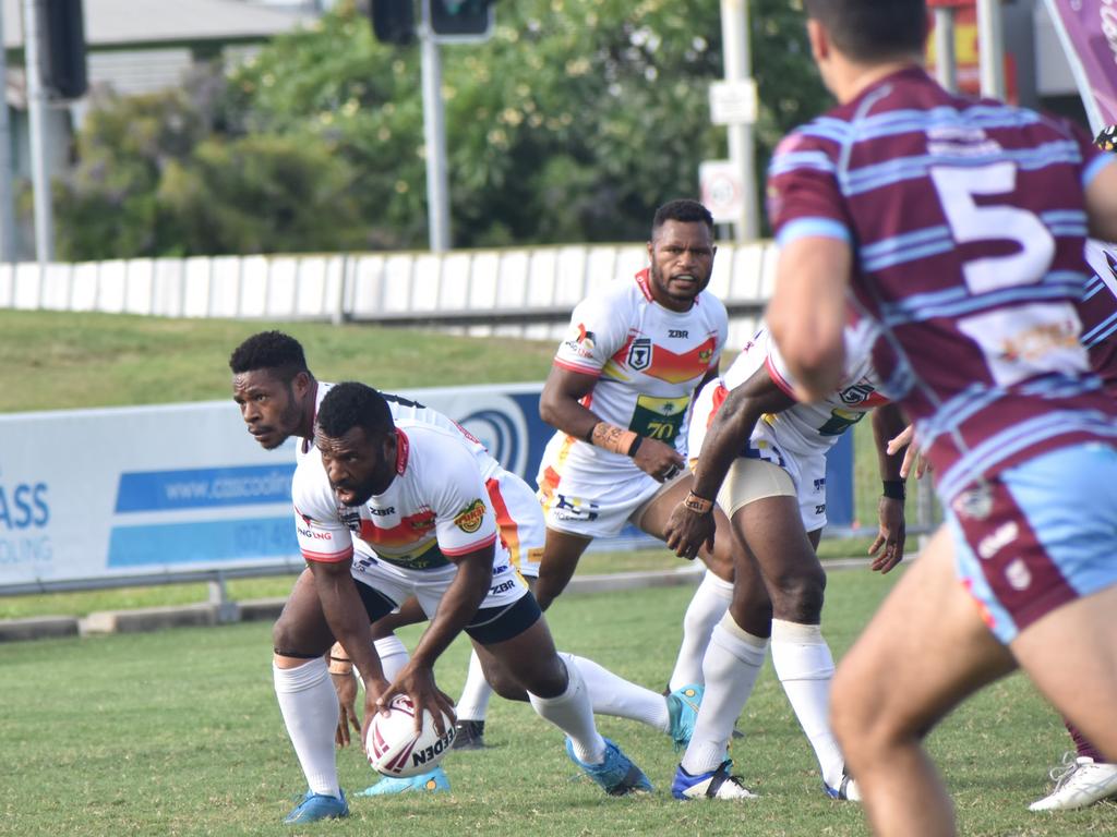 Round 2 of the Hostplus Cup, CQ Capras versus PNG Hunters, Rockhampton’s Browne Park, March 26, 2022.