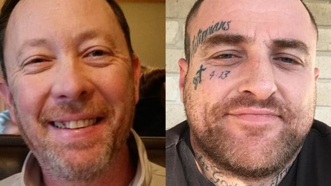 John Stefan Konkol, 50 (left), and Jason Troy Straun Robertson, 38 (right) were the targets of an undercover police operation for stopping the supply of dangerous drugs.