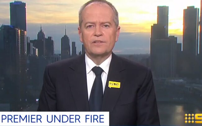 Bill Shorten on Today Show