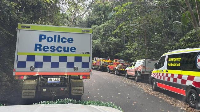 Rescue crews searching for Csaba Varga on December 9. Picture: VRA rescue NSW