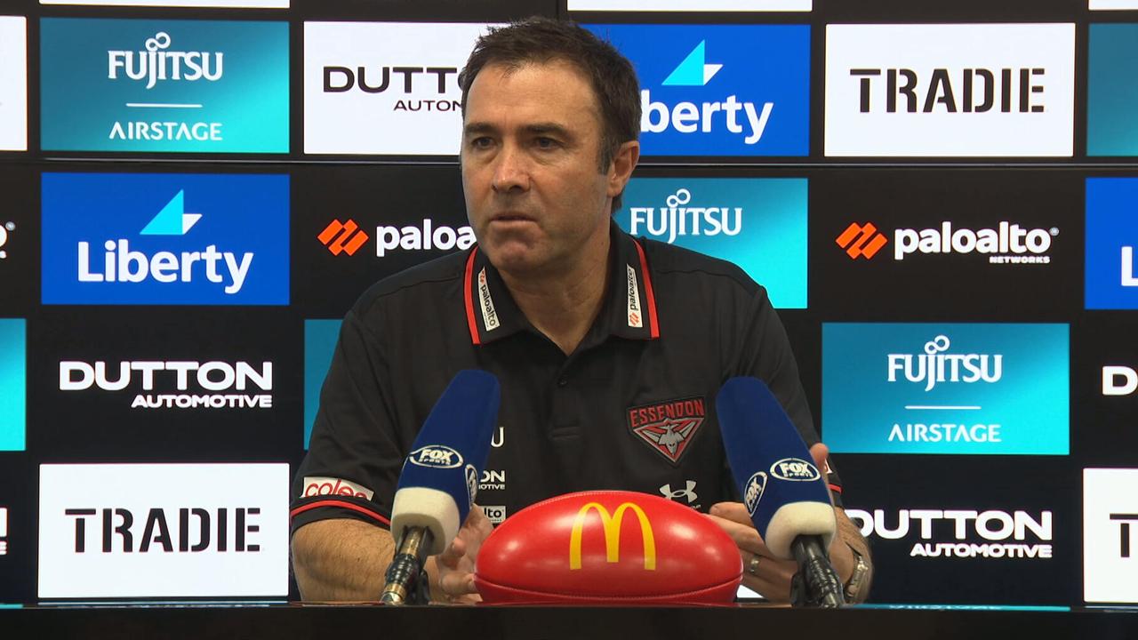 Brad Scott's Essendon lost to St Kilda.