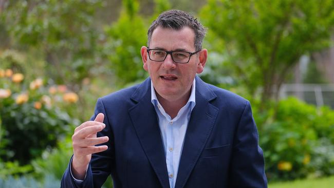 Premier Daniel Andrews is set to make lofty election promises on Monday. Picture: NCA NewsWire / Luis Ascui