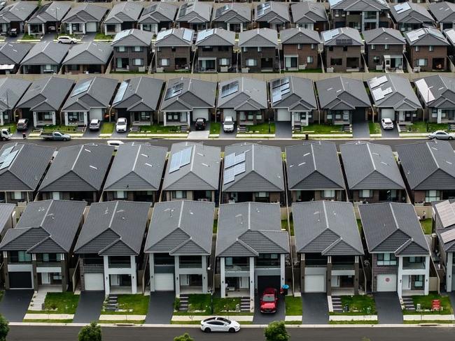 Dark roofs contribute to the urban heat island effect. Picture: X