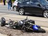 Motorcyclist dies after smashing into four cars at ‘high speed'