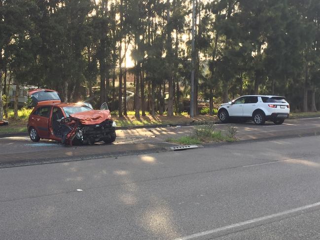 Mr Hill was killed coming home from work on Wyong Road at Berkeley Vale. Picture Richard Noone.