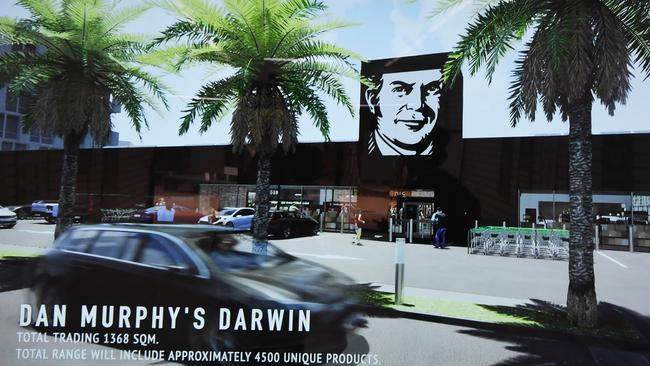 Artist impressions of Darwin’s Dan Murphy’s store. Picture Katrina Bridgeford.