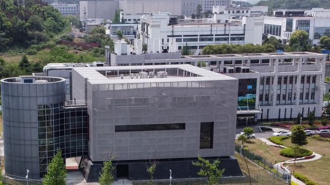 An aerial view of the P4 laboratory at the Wuhan Institute of Virology in Wuhan in China's central Hubei province Photo: Hector Retamal/AFP