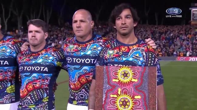 Student's incredible indigenous national anthem  