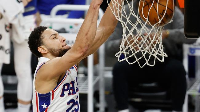 Ben Simmons caught fire against Phoenix.