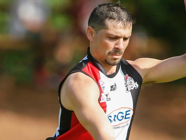 Lionel Ogden as Southern Districts v St Mary's in the Men's Premier League.Picture GLENN CAMPBELL