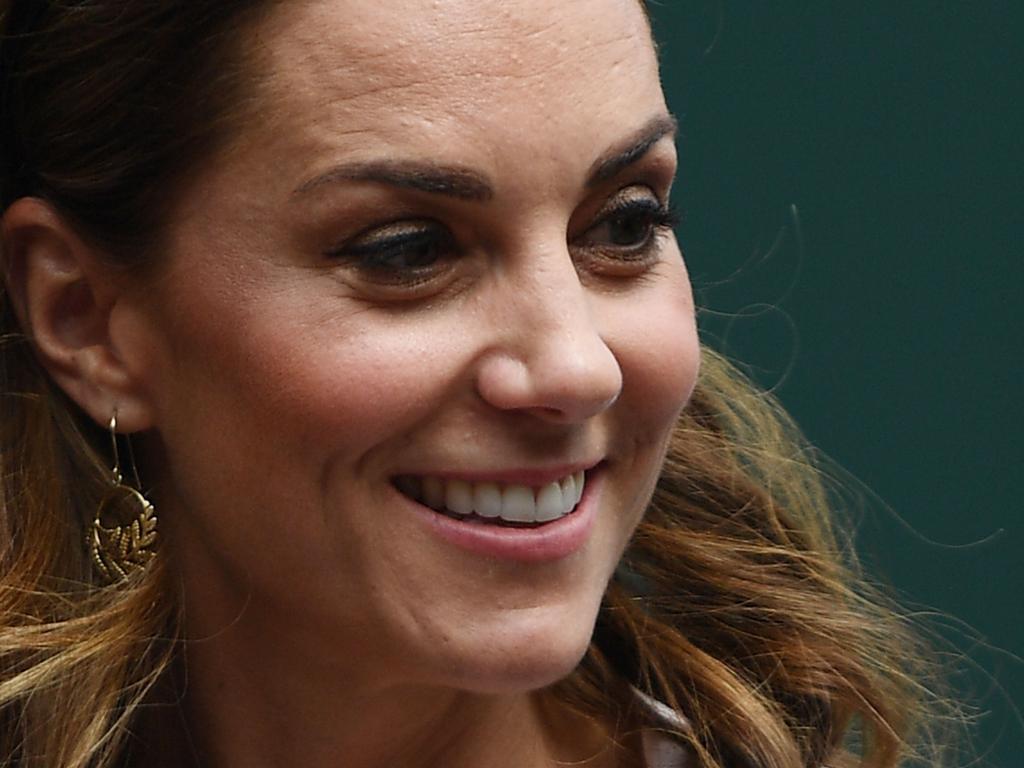 Kate sat to watch Britain's Harriet Dart play against US player Christina McHale during their women's singles first round match. Picture: Daniel LEAL-OLIVAS / AFP.