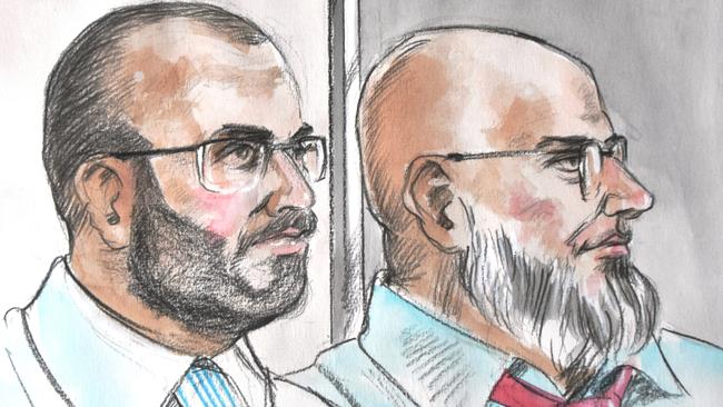 Brothers Mahmoud Khayat and Khaled Khayat are accused of plotting to blow up a plane with a bomb hidden in a meat mincer. Picture: Vincent De Gouw