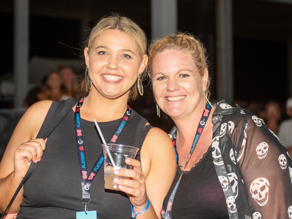 Jess Lee and Erin Boulding at Rhythm on the Reef Saturday 30 September 2023 Picture: Michaela Harlow