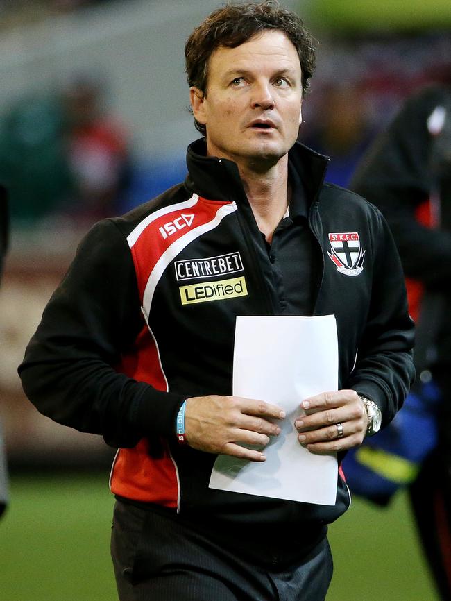 Former St Kilda coach Scott Watters.