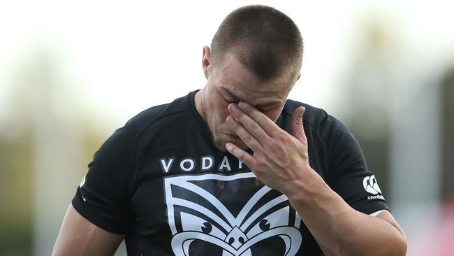 Kieran Foran’s Warriors debut was over before it began.