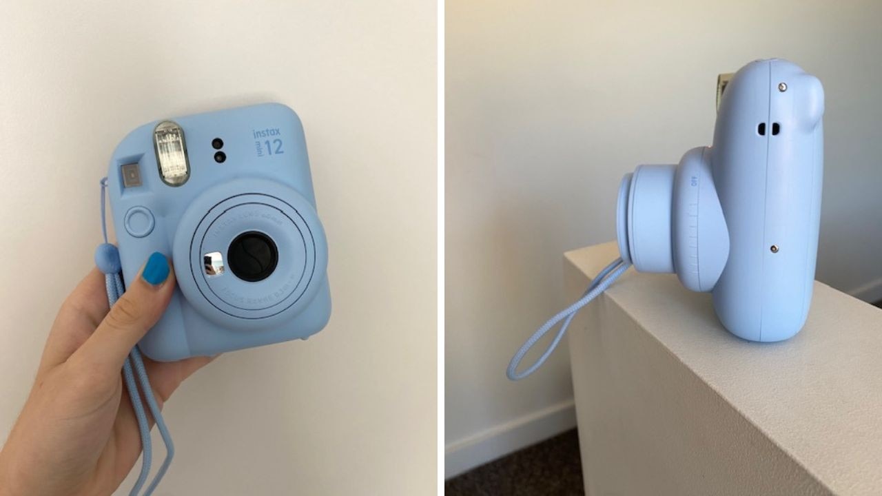 Instax Fujifilm Mini12 Instant Camera. Picture: Susannah Hardy/Supplied