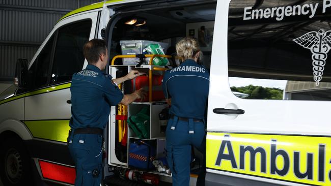 General, generic file photo of Queensland Ambulance Service advanced care paramedics responding to a medical emergency in Cairns. Picture: Brendan Radke