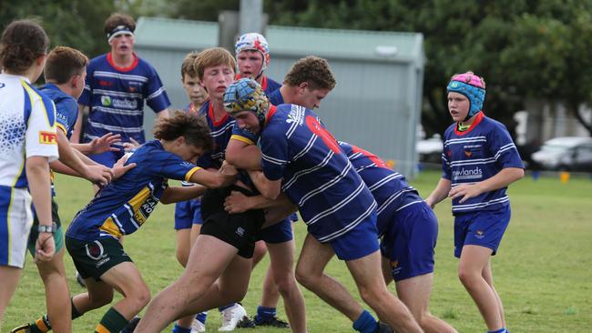 Day 1 of the King of the Country junior rugby union tournament at the Gold Coast Eagles Rugby Union Club. Under-15s: 10.40am: USQ Saints v Invitational Barbarians USQ Player No Barbarians Player No Pic Mike Batterham