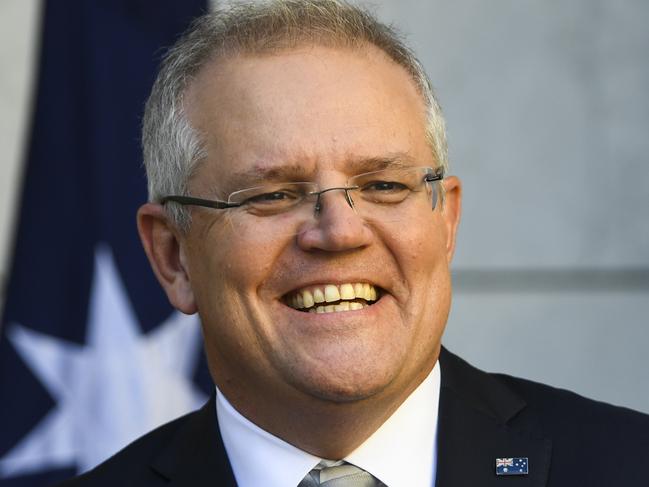 Australian Prime Minister Scott Morrison speaks to the media during a press conference at Parliament House in Canberra, Friday, June 26, 2020. (AAP Image/Lukas Coch) NO ARCHIVING