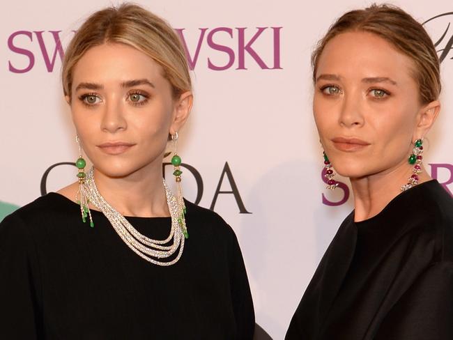 Shabby chic ... Designers Ashley Olsen (L) and Mary-Kate Olsen have quit acting for fashion. Picture: Getty