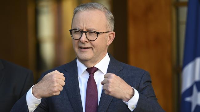 After Anthony Albanese released the defence review, China said: ‘We hope that some countries will not use China as an excuse to expand their military power.’ Picture: Martin Ollman