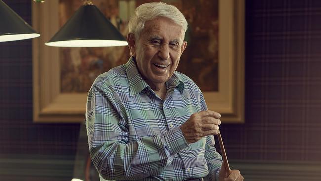 Harry Triguboff in his Sydney home. Picture: Nick Cubbin