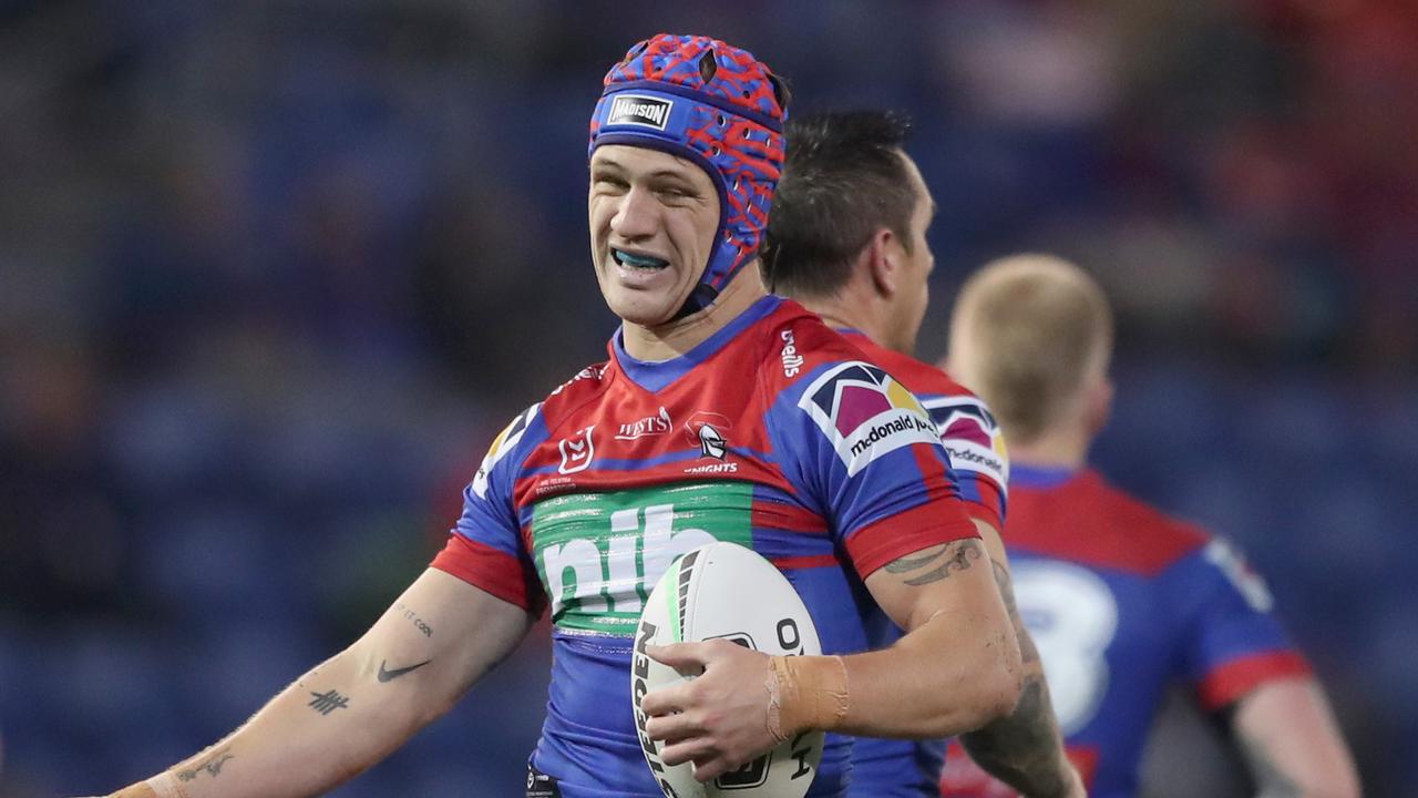 Kalyn Ponga of the Newcastle Knights had a stinker off the tee.